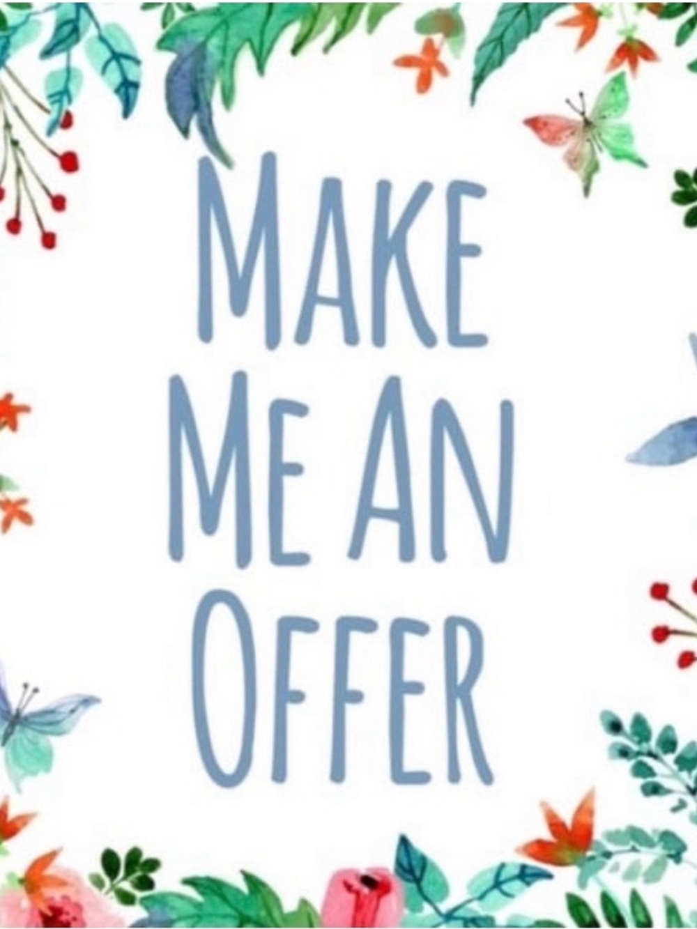 Make an offer💜 
Make me a reasonable offer and let’s make it happen!!🥰🌼🩵